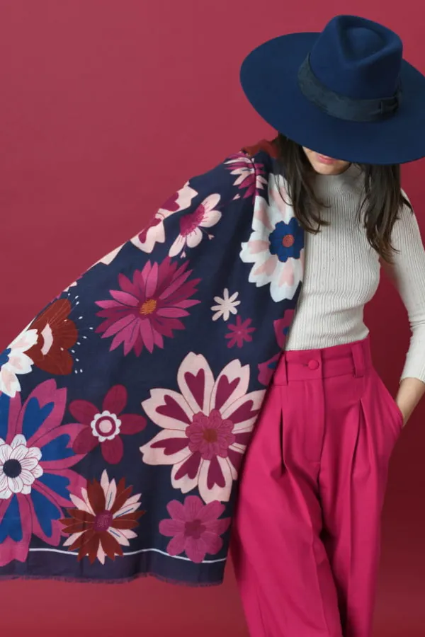 Maradji Foulards En Laine^Flower Power