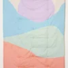 Maradji Couettes^Plaid Paddy Sunset Rose Et Kaki