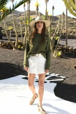 Maradji Chapeaux De Paille^Sombrero Galon Coton