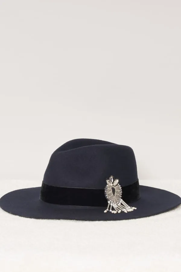 Maradji Chapeaux En Feutre^Victor Galon Velours Et Patch